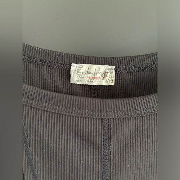 Intimately Free People That Girl Corset Black Bodysuit Scoop Neck Thong V Neck - Picture 6 of 10